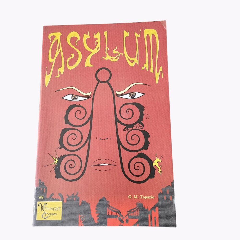 Wrought Comics Asylum #8 Comic Book Collector Bagged Boarded